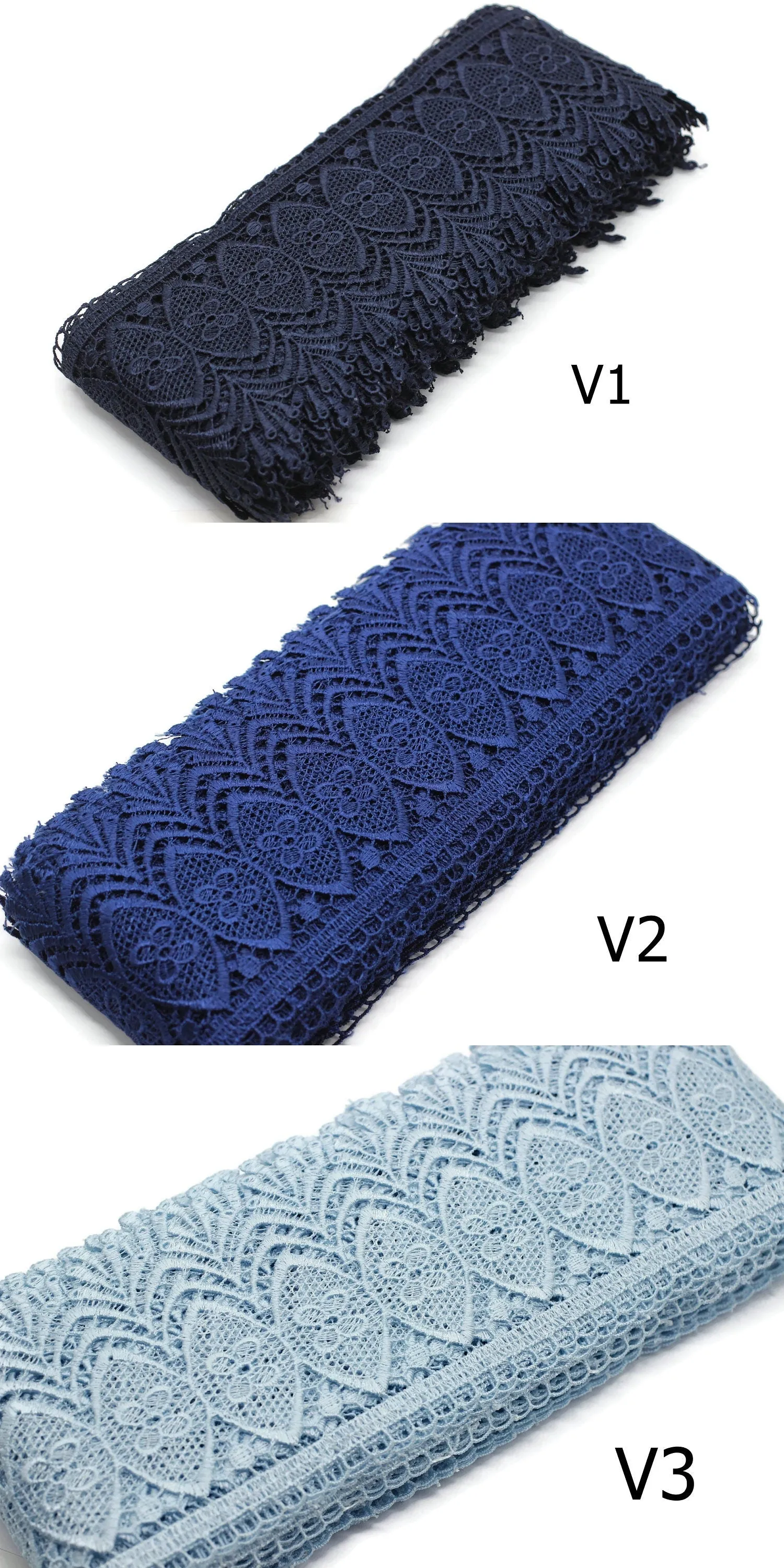 100mm 8 Meters  Bridal Guipure Lace Trim | 3.93 Inches Wide Lace Trim | Geometric Bridal Lace | French Guipure | Guipure Lace Fabric TRM100