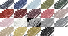 100mm 8 Meters  Bridal Guipure Lace Trim | 3.93 Inches Wide Lace Trim | Geometric Bridal Lace | French Guipure | Guipure Lace Fabric TRM100
