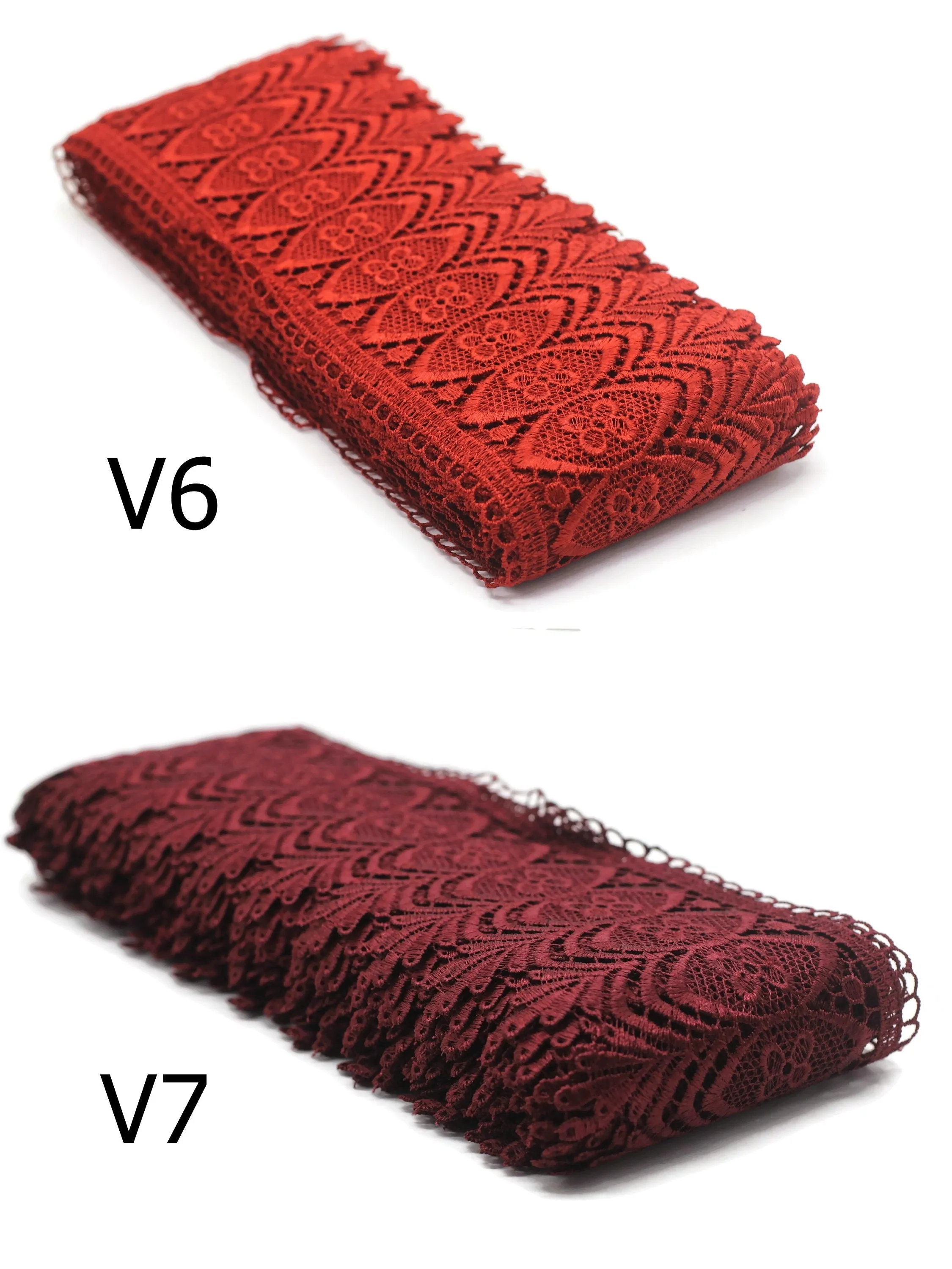 100mm 8 Meters  Bridal Guipure Lace Trim | 3.93 Inches Wide Lace Trim | Geometric Bridal Lace | French Guipure | Guipure Lace Fabric TRM100