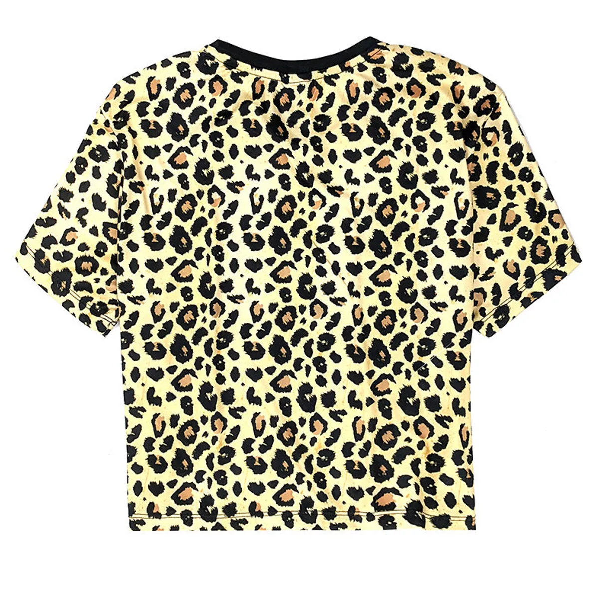 Amplified Womens/Ladies Leopard Bullet Guns N Roses Crop Top