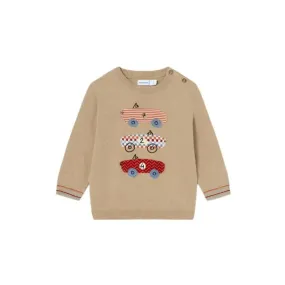 Baby Intarsia Embroidered Sweater