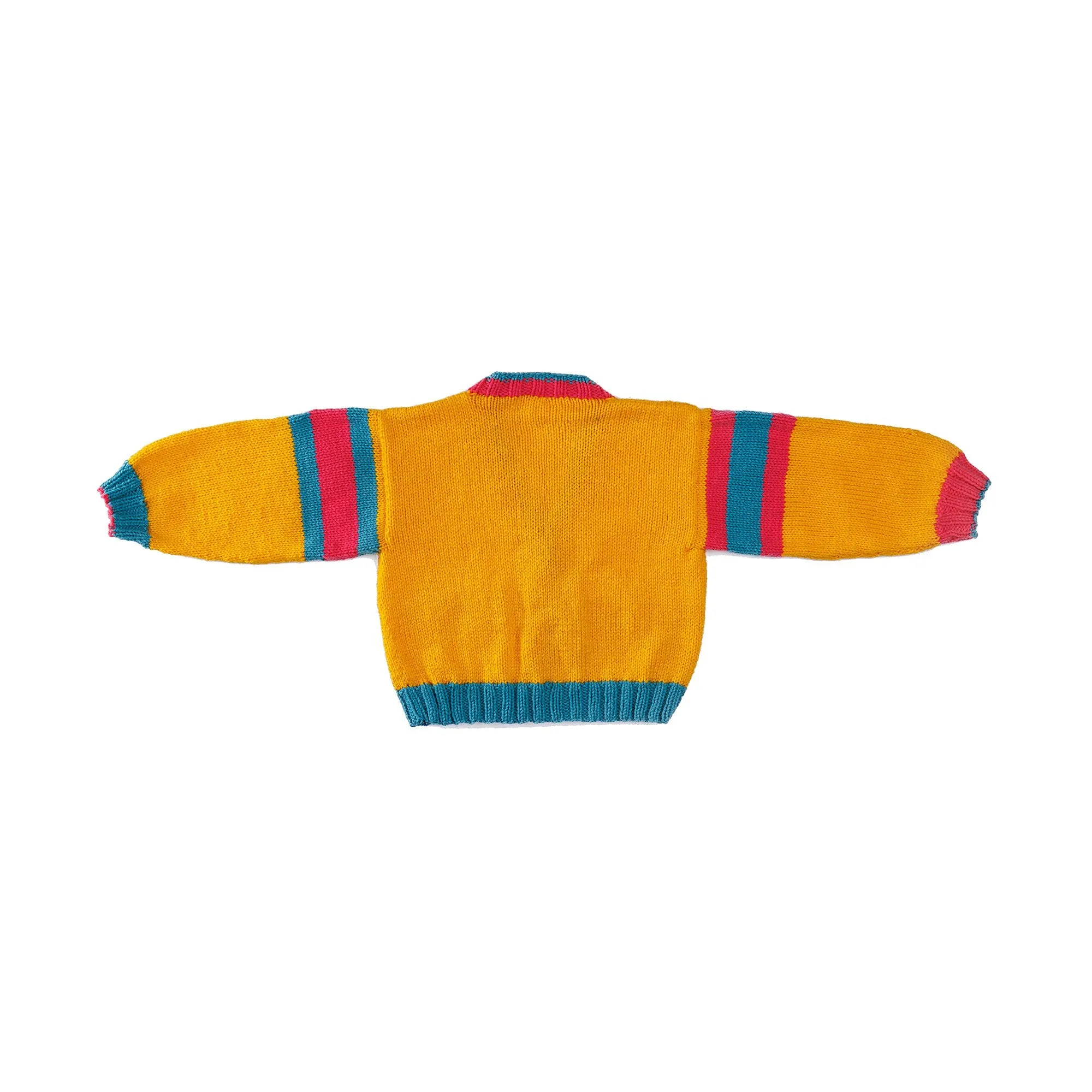 Bernat Bright Student Kids Knit Cardigan
