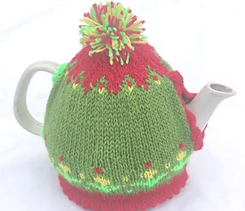 Bliss - Tea Cosy Woolen, Hand Knitted, Hand Made, Washable, Good for Serving Guests, Keeps Tea hot, Random Colors, Excellent for Gifting, Wedding Gift, Color can Differ, Woolen Made