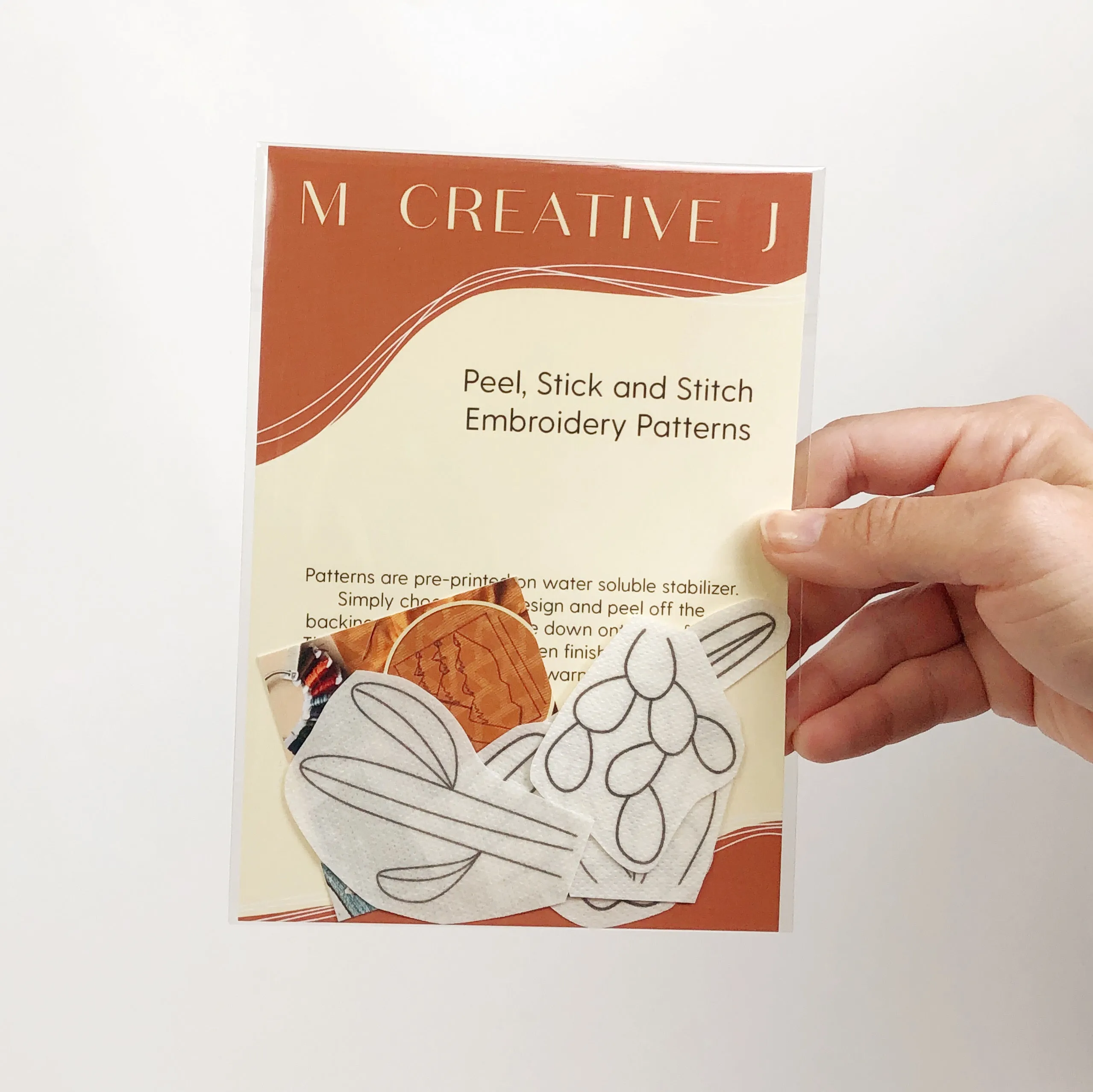 Cacti - Peel Stick and Stitch Hand Embroidery Patterns
