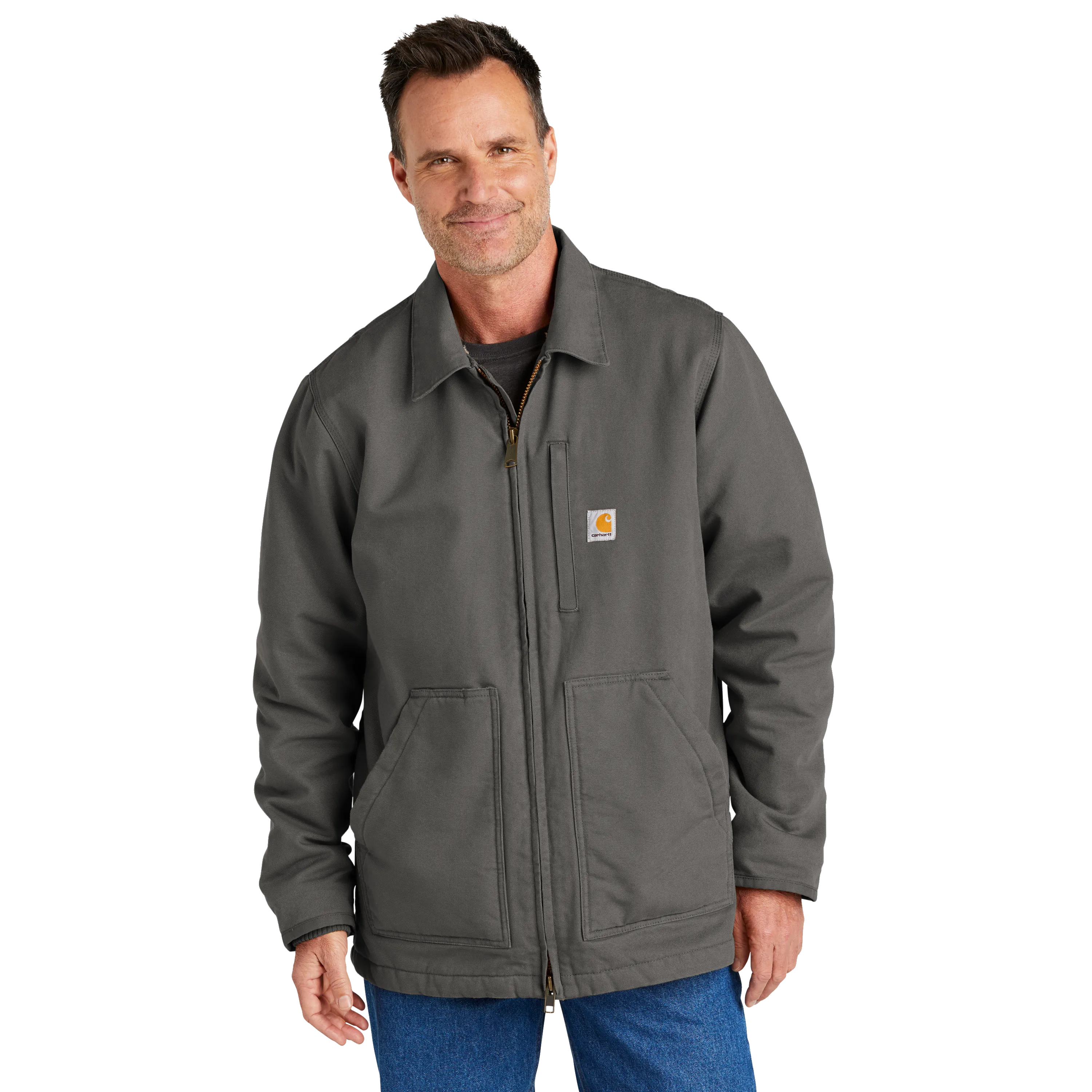 D2220 Mens Sherpa-Lined Coat