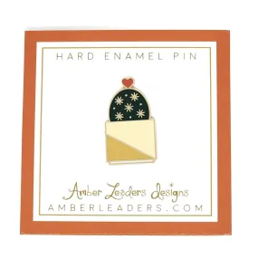 Enamel Pin - Hearty Cactus by Amber Leaders Designs