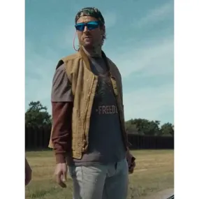 Gary Johnson Hitman Actor Brown Cotton Vest