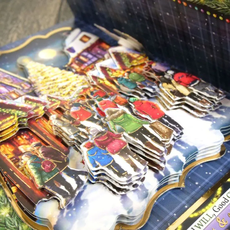 Hunkydory Season's Greetings Deco-Large Set - Christmas Markets*