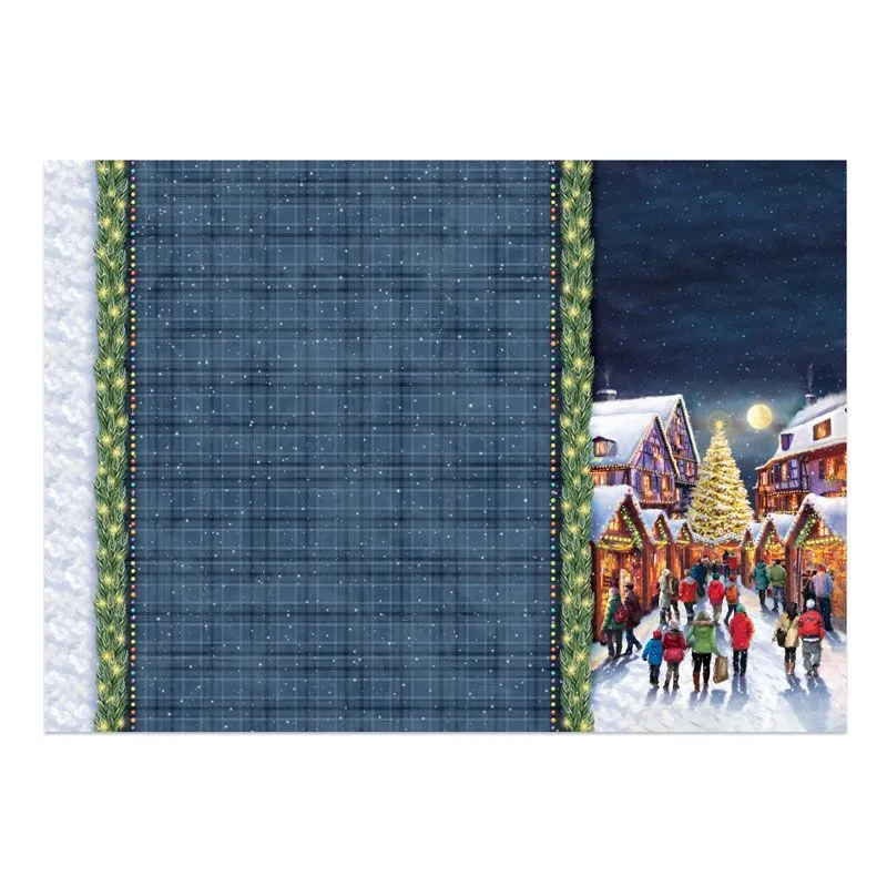 Hunkydory Season's Greetings Deco-Large Set - Christmas Markets*