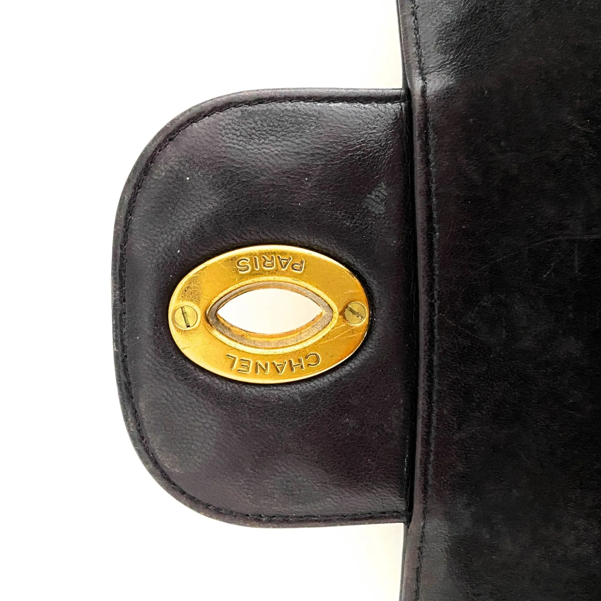 Jumbo Classic  Flap Large CC turnlock Patente Bag