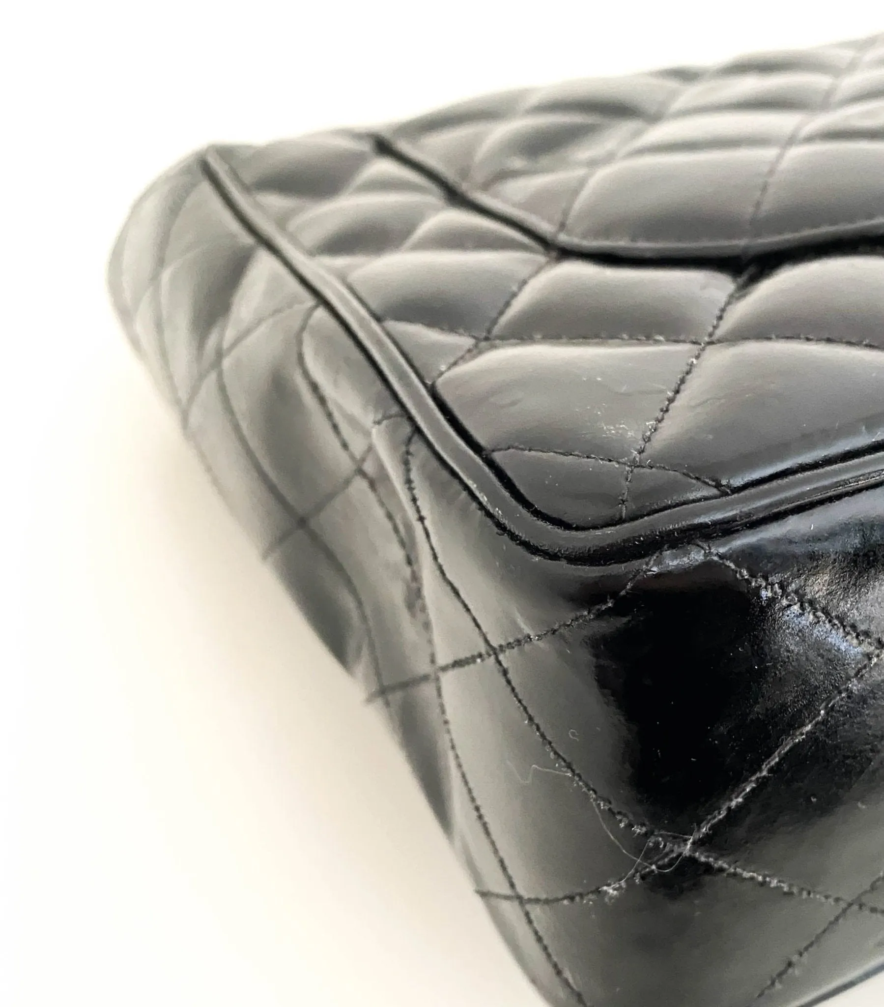 Jumbo Classic  Flap Large CC turnlock Patente Bag