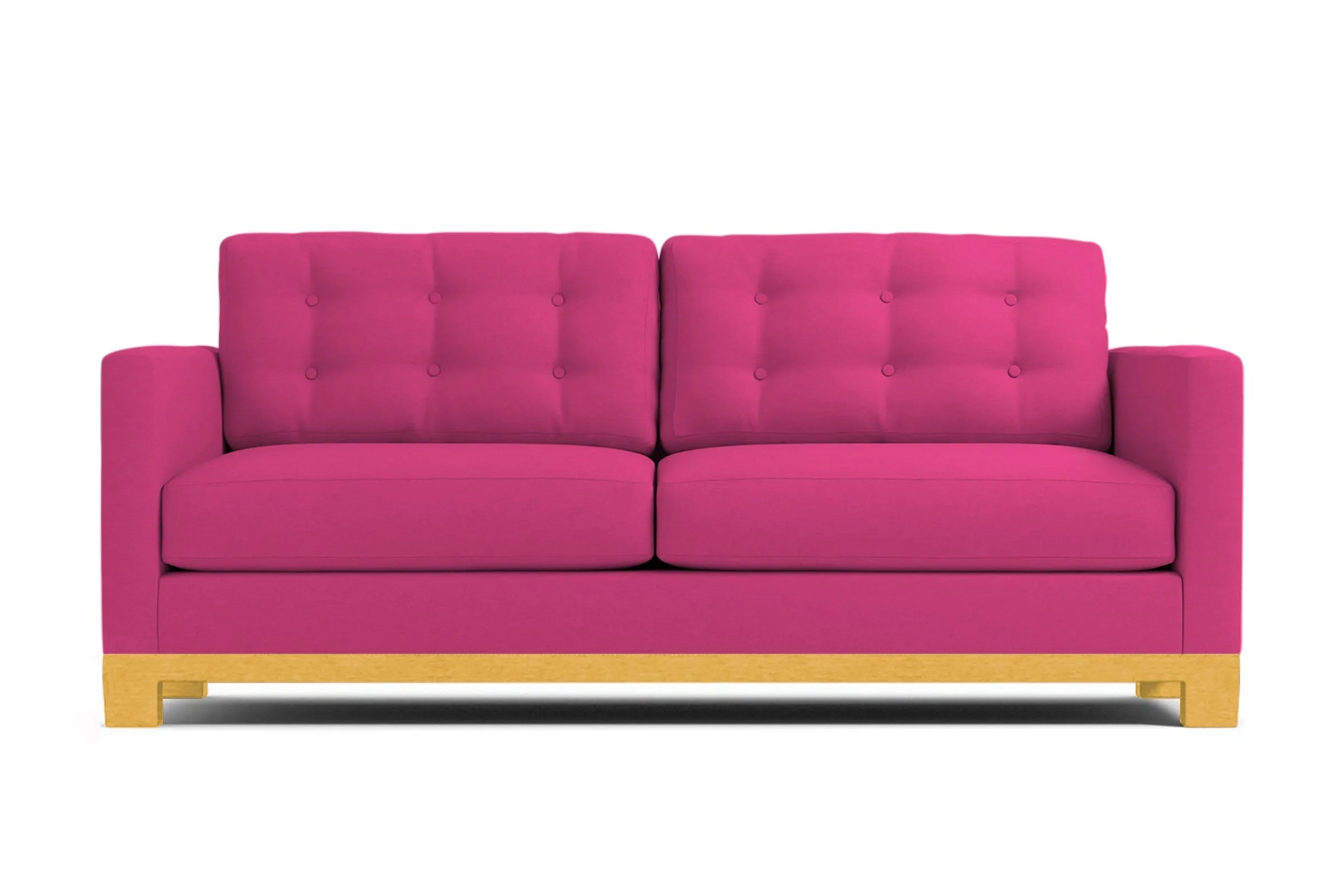 Logan Drive Twin Size Sleeper Sofa Bed :: Leg Finish: Natural / Sleeper Option: Memory Foam Mattress