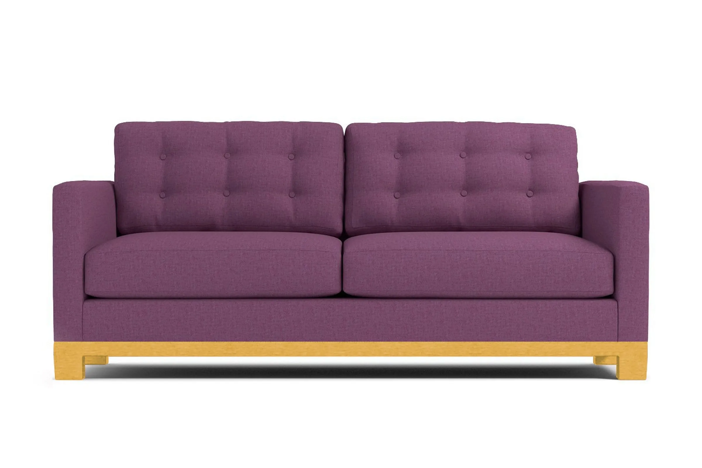 Logan Drive Twin Size Sleeper Sofa Bed :: Leg Finish: Natural / Sleeper Option: Memory Foam Mattress