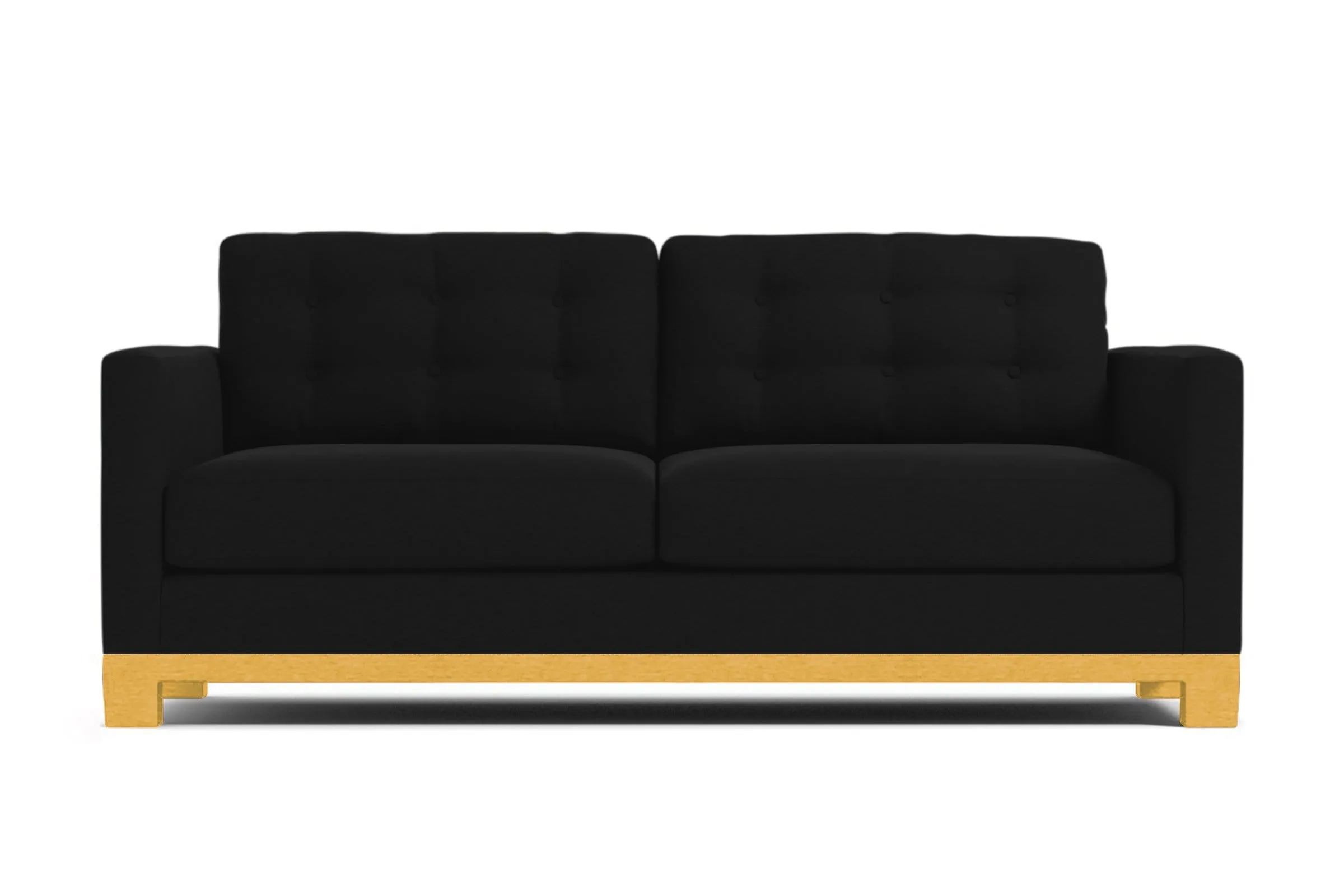 Logan Drive Twin Size Sleeper Sofa Bed :: Leg Finish: Natural / Sleeper Option: Memory Foam Mattress