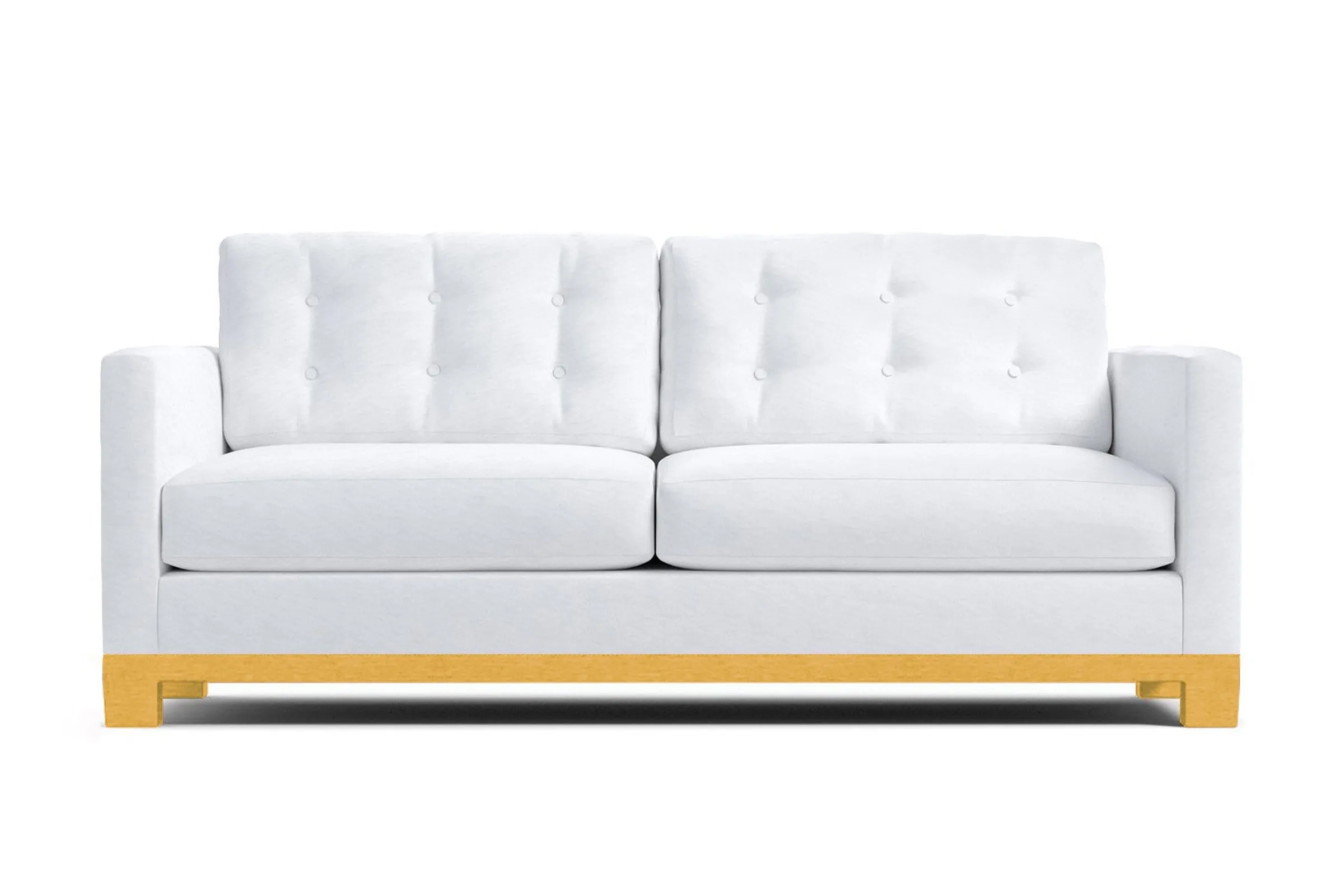 Logan Drive Twin Size Sleeper Sofa Bed :: Leg Finish: Natural / Sleeper Option: Memory Foam Mattress