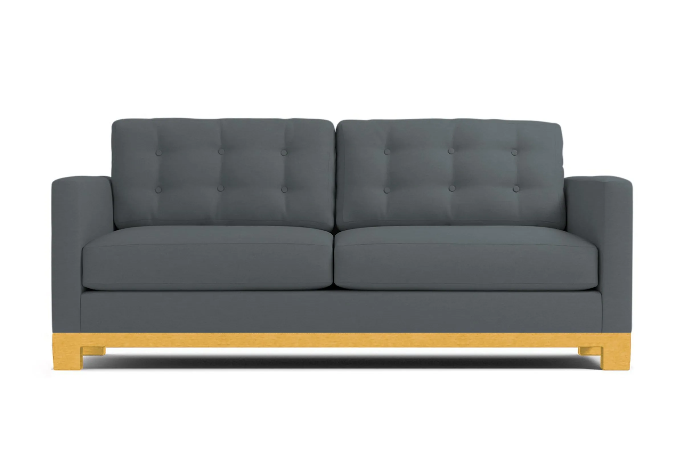Logan Drive Twin Size Sleeper Sofa Bed :: Leg Finish: Natural / Sleeper Option: Memory Foam Mattress
