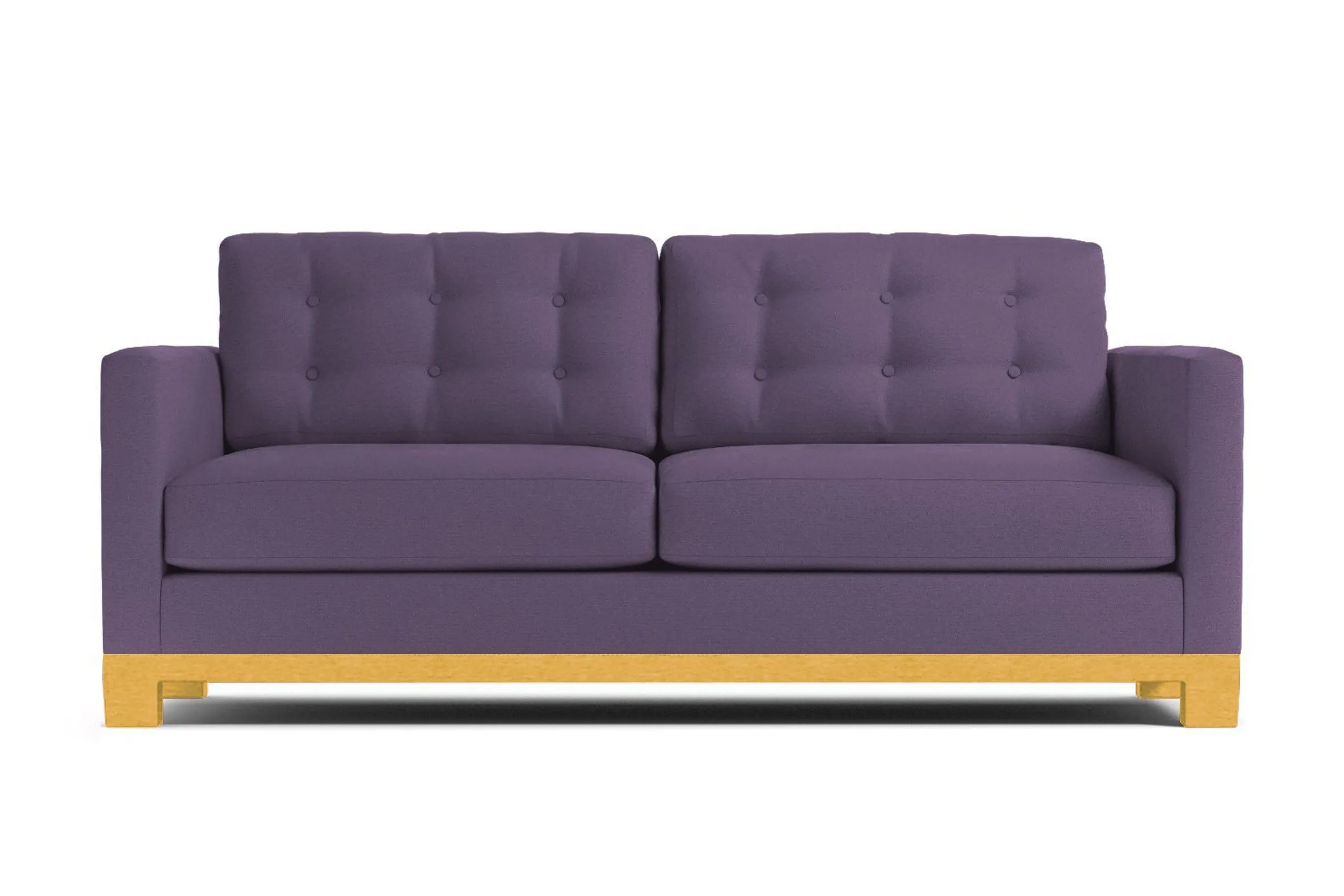 Logan Drive Twin Size Sleeper Sofa Bed :: Leg Finish: Natural / Sleeper Option: Memory Foam Mattress