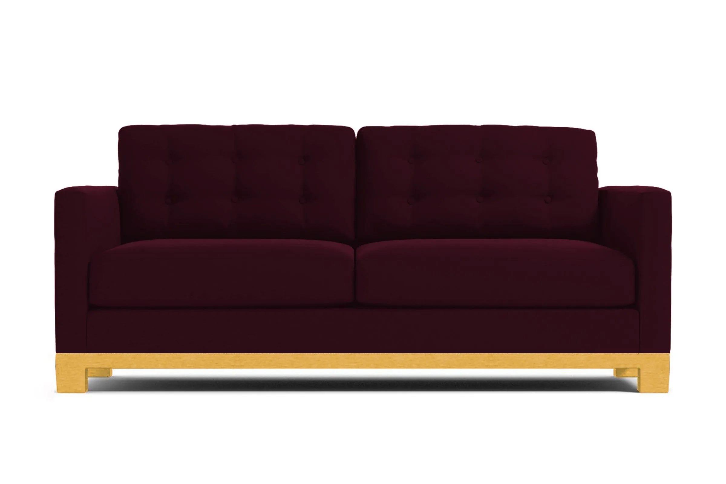 Logan Drive Twin Size Sleeper Sofa Bed :: Leg Finish: Natural / Sleeper Option: Memory Foam Mattress