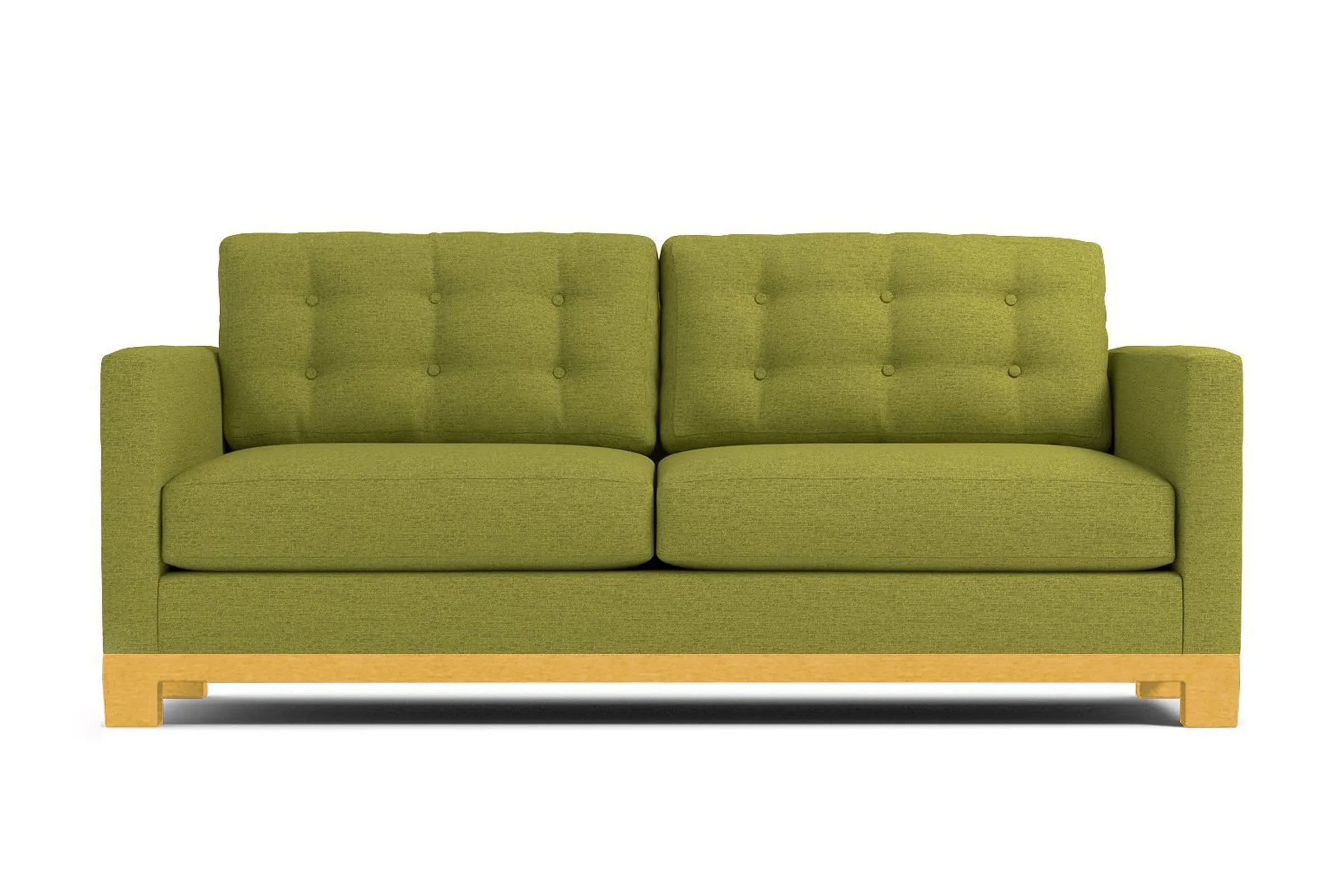 Logan Drive Twin Size Sleeper Sofa Bed :: Leg Finish: Natural / Sleeper Option: Memory Foam Mattress