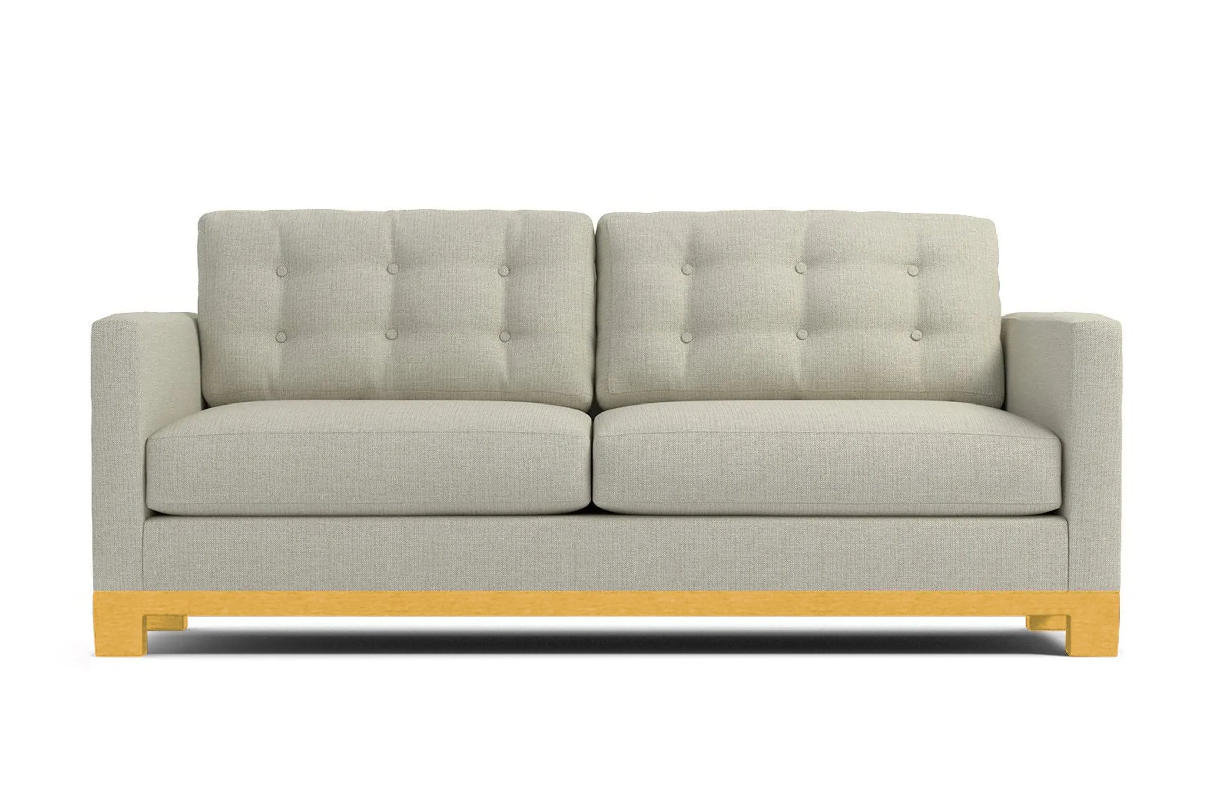 Logan Drive Twin Size Sleeper Sofa Bed :: Leg Finish: Natural / Sleeper Option: Memory Foam Mattress