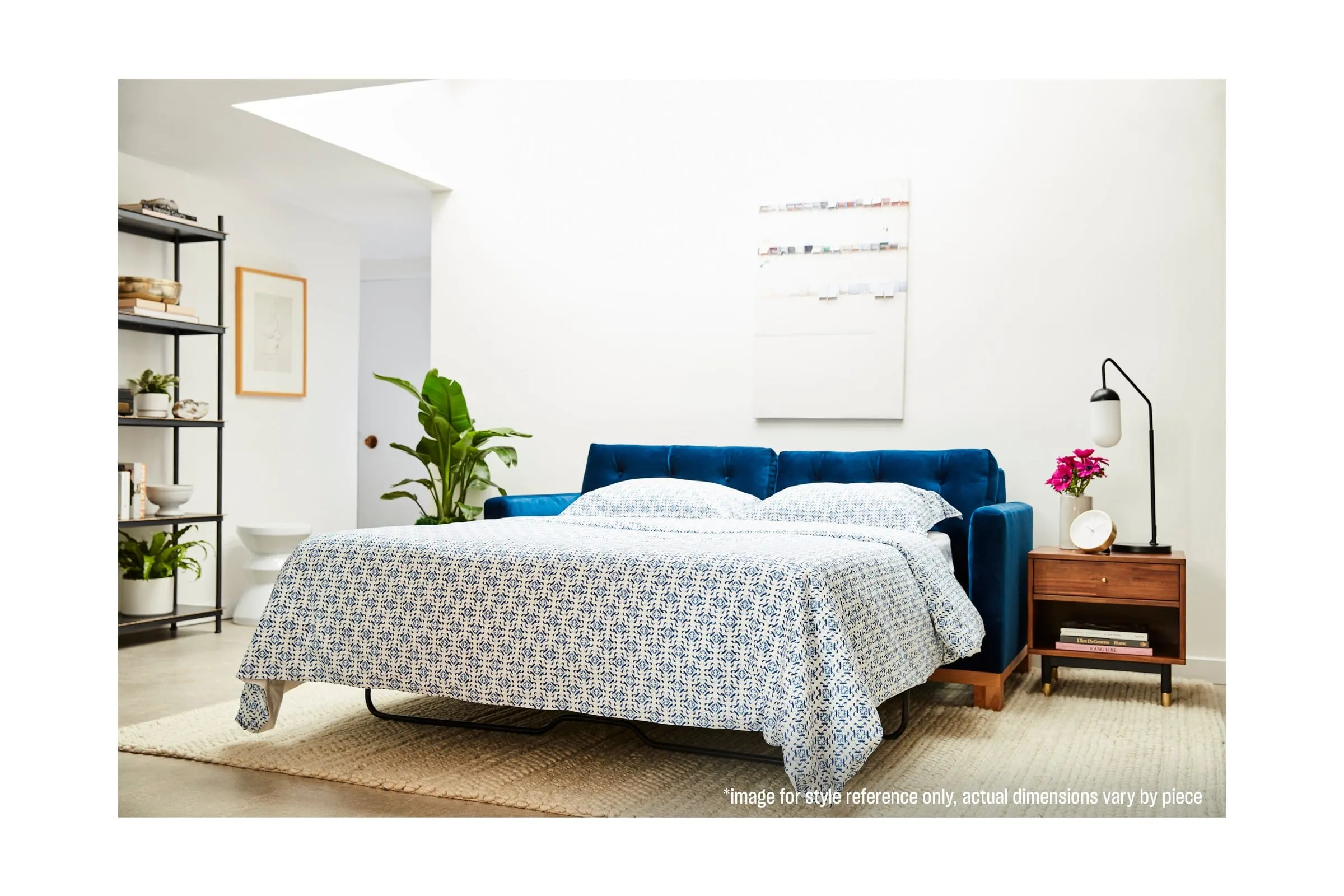 Logan Drive Twin Size Sleeper Sofa Bed :: Leg Finish: Natural / Sleeper Option: Memory Foam Mattress