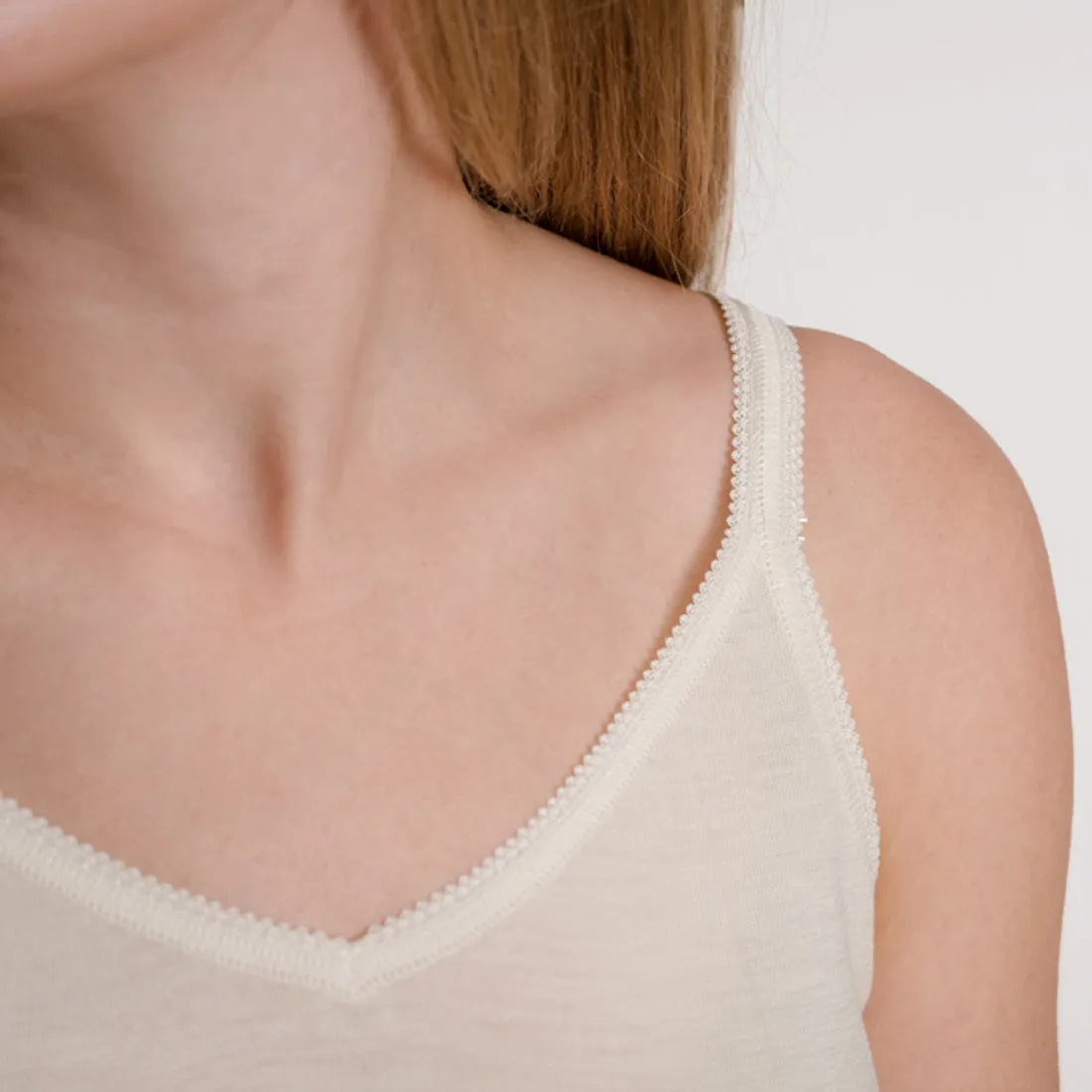 OUTLET HOCOSA Women's Organic Wool/Silk Camisole