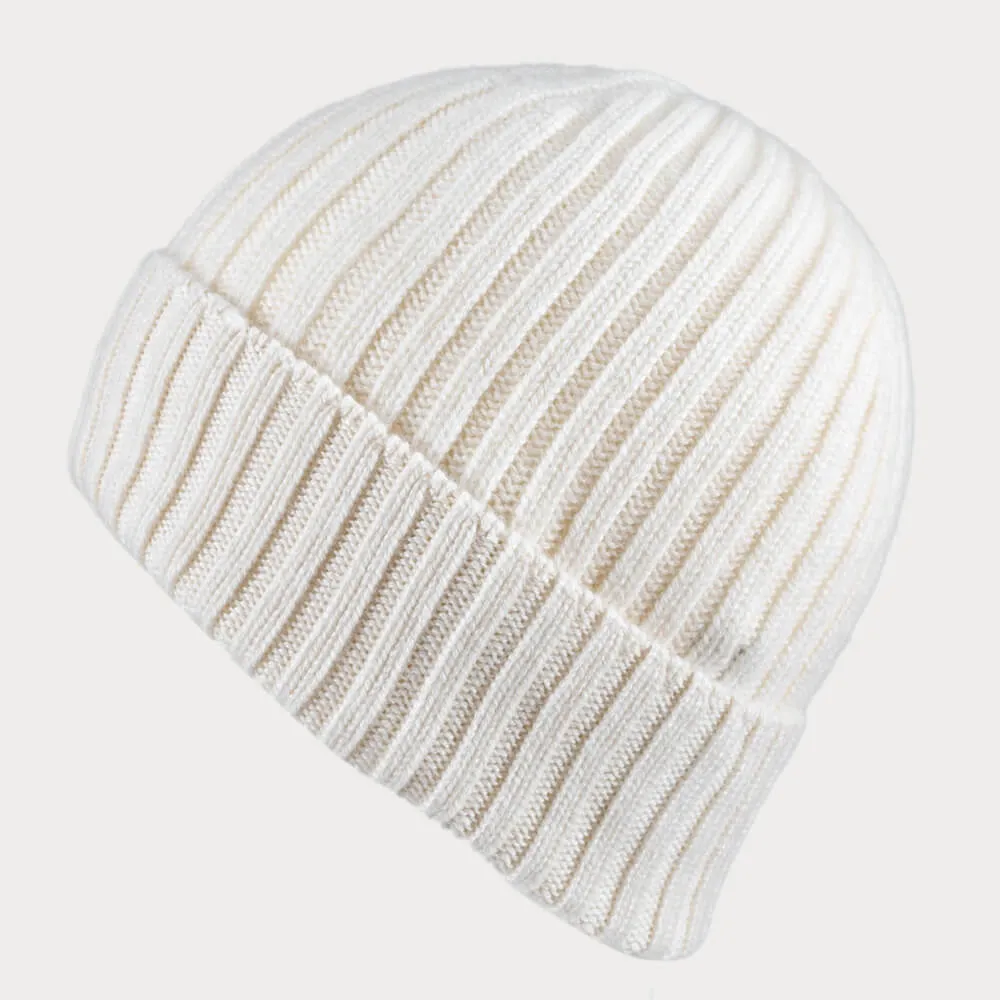 The Classic Cream Cashmere Beanie Hat