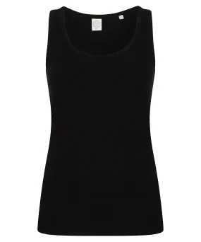 Womens feel good stretch vest | Black